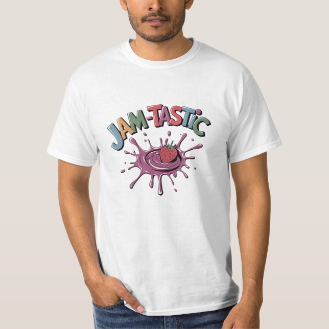 Camiseta Celebrar el desayuno con arte de improvisación (Anverso)