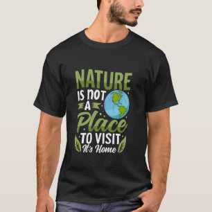 Camiseta Celebrar el Día de la Tierra Lugar Natural