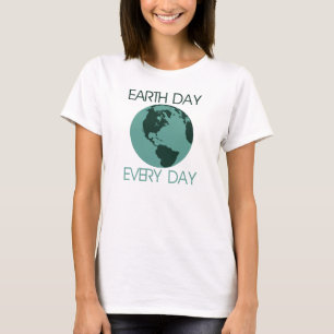 Camiseta Celebrar el Día de la Tierra todos los días