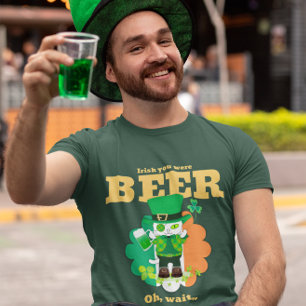 Camiseta Celebrar el Día de San Patricio con un gato afortu