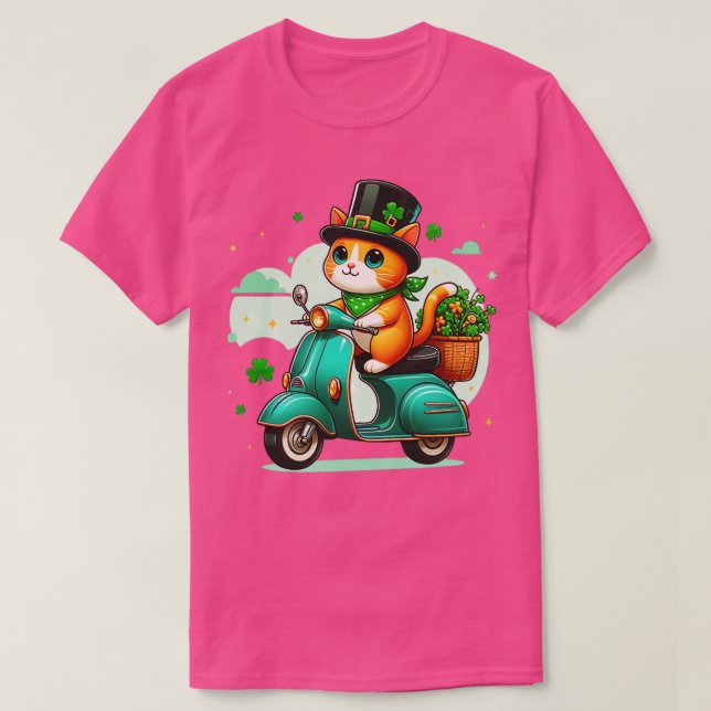 Camiseta Celebrar el Día de San Patricio con un lindo y fla (Diseño del anverso)