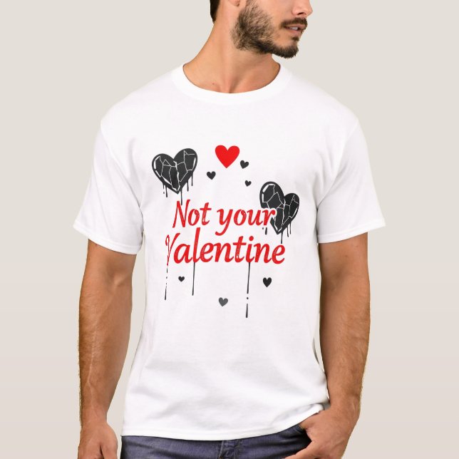 Camiseta Celebrar el Día de San Valentín (Anverso)