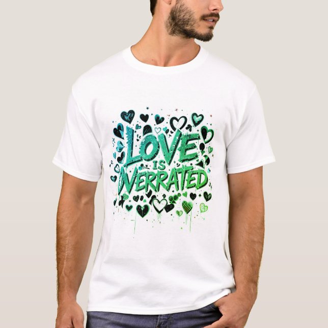 Camiseta Celebrar el Día de San Valentín (Anverso)