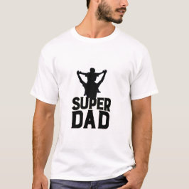 Camiseta Celebrar el Día del Padre con el superpapá