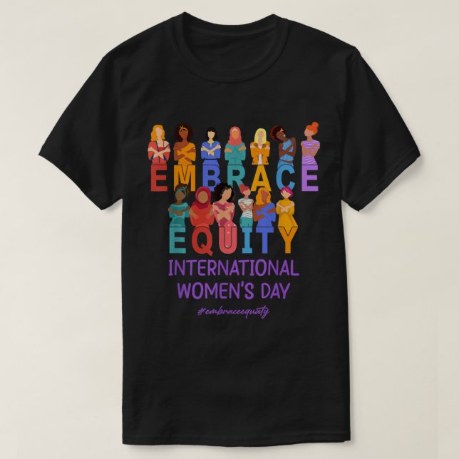 Camiseta Celebrar el Día Internacional de la Mujer (Diseño del anverso)