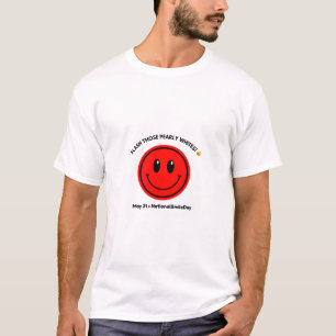 Camiseta Celebrar el Día Nacional de la Sonrisa el 31 de ma