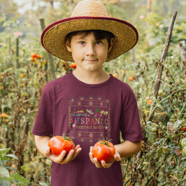 Camiseta Celebrar el diseño del mes del patrimonio hispano