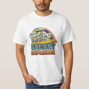 Camiseta Celebrar el espacio exterior con arte extranjero