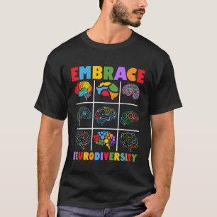 Camiseta Celebrar el Espectro Aceptar la Neurodiversidad Au