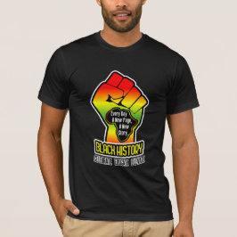 Camiseta Celebrar el mes de la historia negra