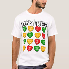 Camiseta Celebrar el mes de la historia negra