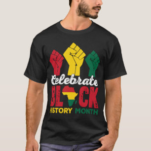 Camiseta Celebrar el mes de la historia negra Melanin Orgul