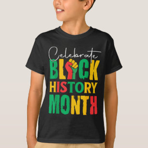 Camiseta Celebrar el Mes de la Historia Negra para hombres 