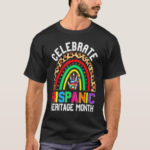 Camiseta Celebrar el Mes del Patrimonio Hispano del Leopard