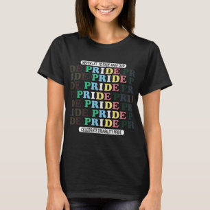 Camiseta celebrar el orgullo de la discapacidad - nunca dej