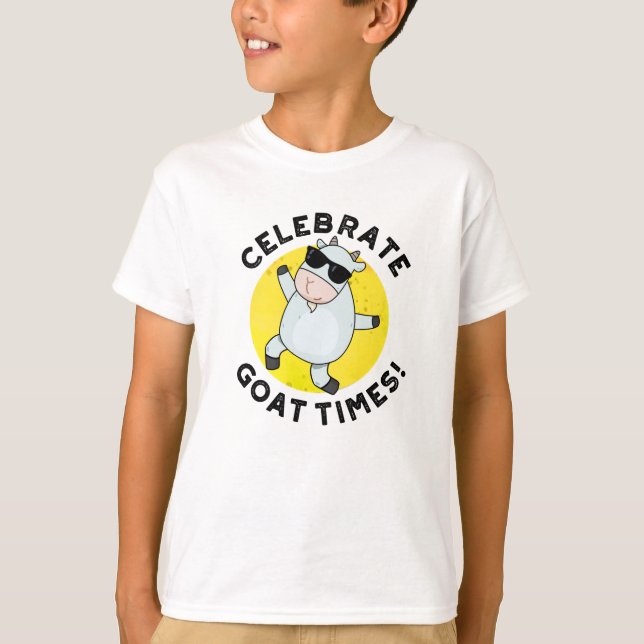 Camiseta Celebrar el Pun Animal Positivo del Tiempo de la C (Anverso)