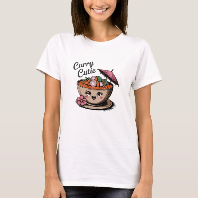 Camiseta Celebrar el sabor con diseños de curry personaliza (Anverso)