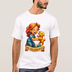Camiseta Celebrar el vínculo entre humanos y mascotas y amo