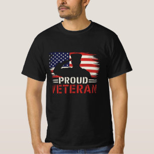 Camiseta Celebrar héroes con arte único veterano