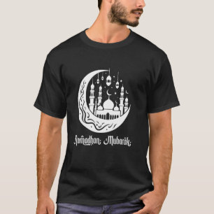 Camiseta Celebrar Hilal de Ramadán Deseos Musulmanes Ramadh