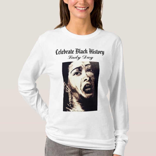 CAMISETA CELEBRAR HISTORIA NEGRA BILLY VACACIONES (Anverso)