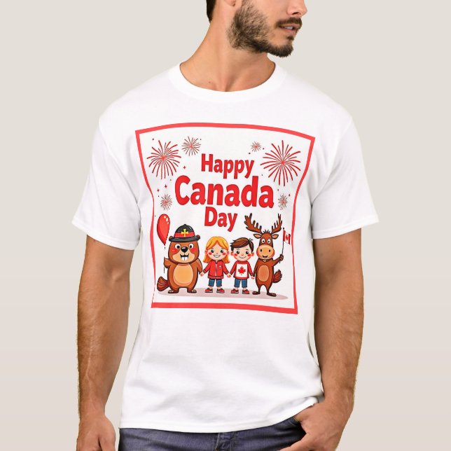 Camiseta Celebrar la alegría de Canadá (Anverso)