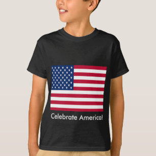 Camiseta Celebrar la bandera estadounidense