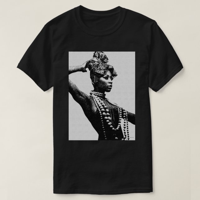 Camiseta Celebrar la belleza y el espíritu de la cultura af (Diseño del anverso)