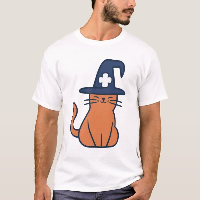 Camiseta Celebrar la caída con un giro felino - un Nu fanta (Anverso)