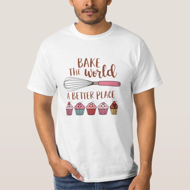Camiseta Celebrar la comida con el arte culinario (Anverso)