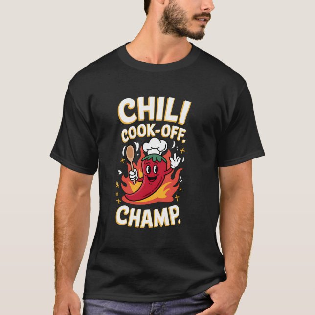 Camiseta Celebrar la comida picante de campeón de chile (Anverso)