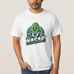 Camiseta Celebrar la cultura sushi con el arte de Wasabi