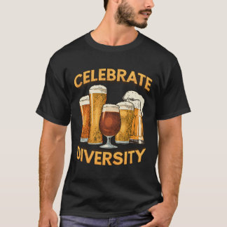 Camiseta Celebrar la diversidad de la cerveza Beer Brew