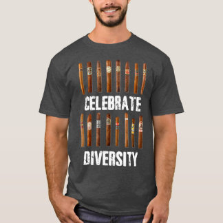 Camiseta Celebrar la diversidad fumar cigarrillos en los ci