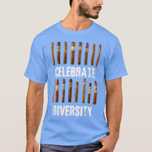 Camiseta Celebrar la diversidad fumar cigarrillos en los ci