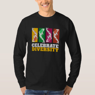 Camiseta Celebrar la Diversidad Japonesa Koi Nishikigoi A