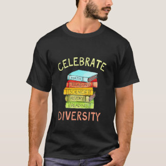 Camiseta Celebrar la diversidad leyendo Libro Gusano del li