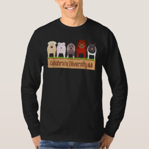 Camiseta Celebrar la diversidad para la cría de cerdos