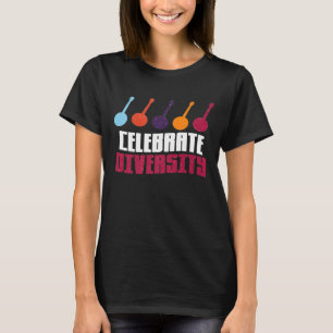 Camiseta Celebrar La Diversidad Para Los Jugadores De Banjo