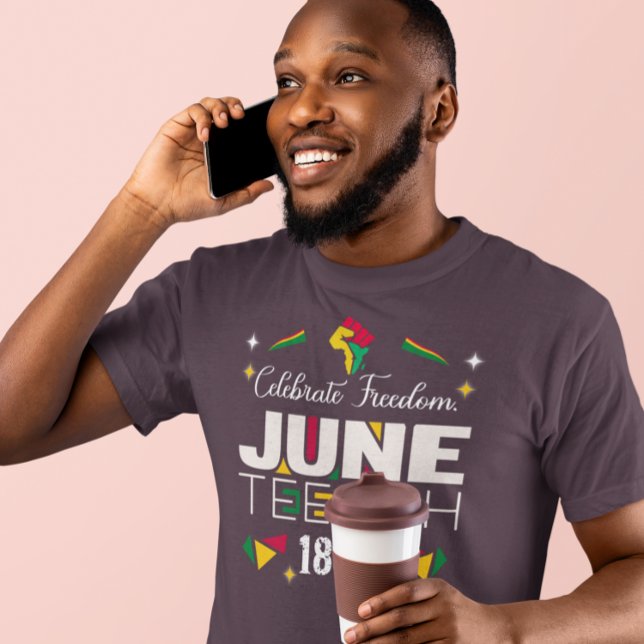 Camiseta Celebrar la libertad JUNETEENTA Historia Negra de  (Subido por el creador)