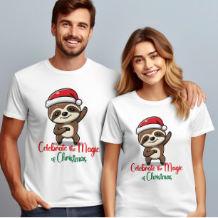 Camiseta Celebrar la magia de los Navidades