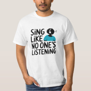Camiseta Celebrar la música con el arte vocal