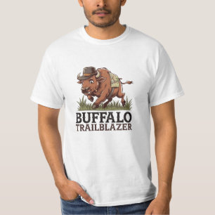 Camiseta Celebrar la naturaleza con arte de búfalo
