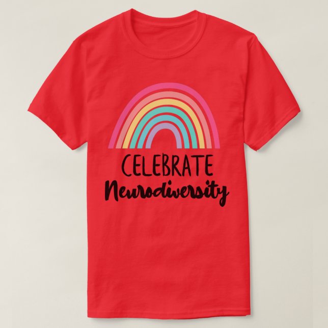 Camiseta celebrar la neurodiversidad7 (Diseño del anverso)