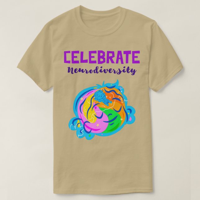 Camiseta Celebrar la neurodiversidad 21 (Diseño del anverso)