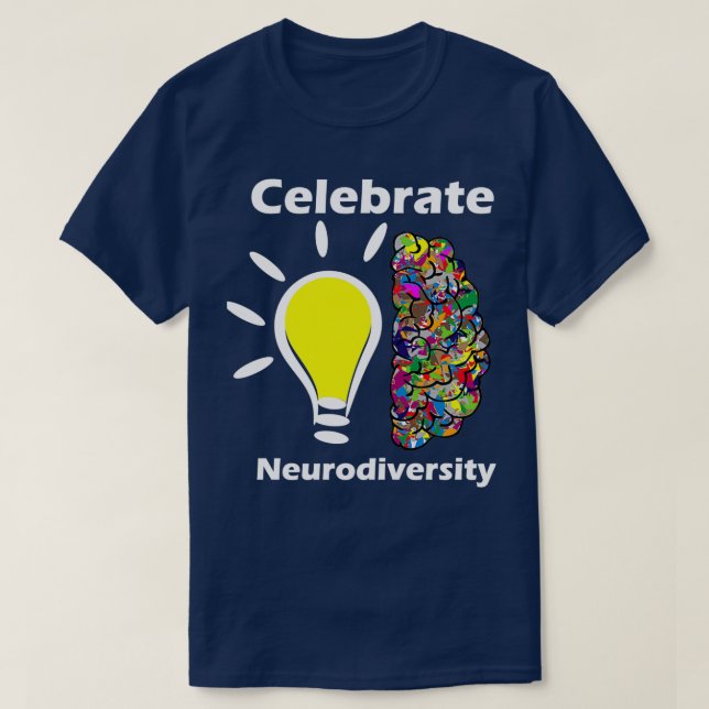 Camiseta Celebrar la neurodiversidad 3 (Diseño del anverso)
