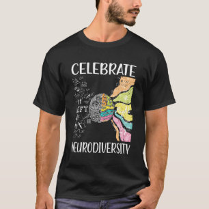 Camiseta Celebrar la neurodiversidad Autismo Neurodivergent