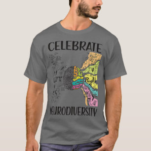 Camiseta Celebrar la Neurodiversidad Autismo Neurodivergent