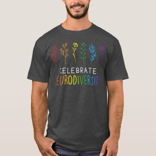 Camiseta Celebrar la neurodiversidad del autismo en salud m