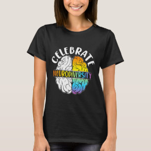 Camiseta Celebrar la neurodiversidad del autismo en salud m